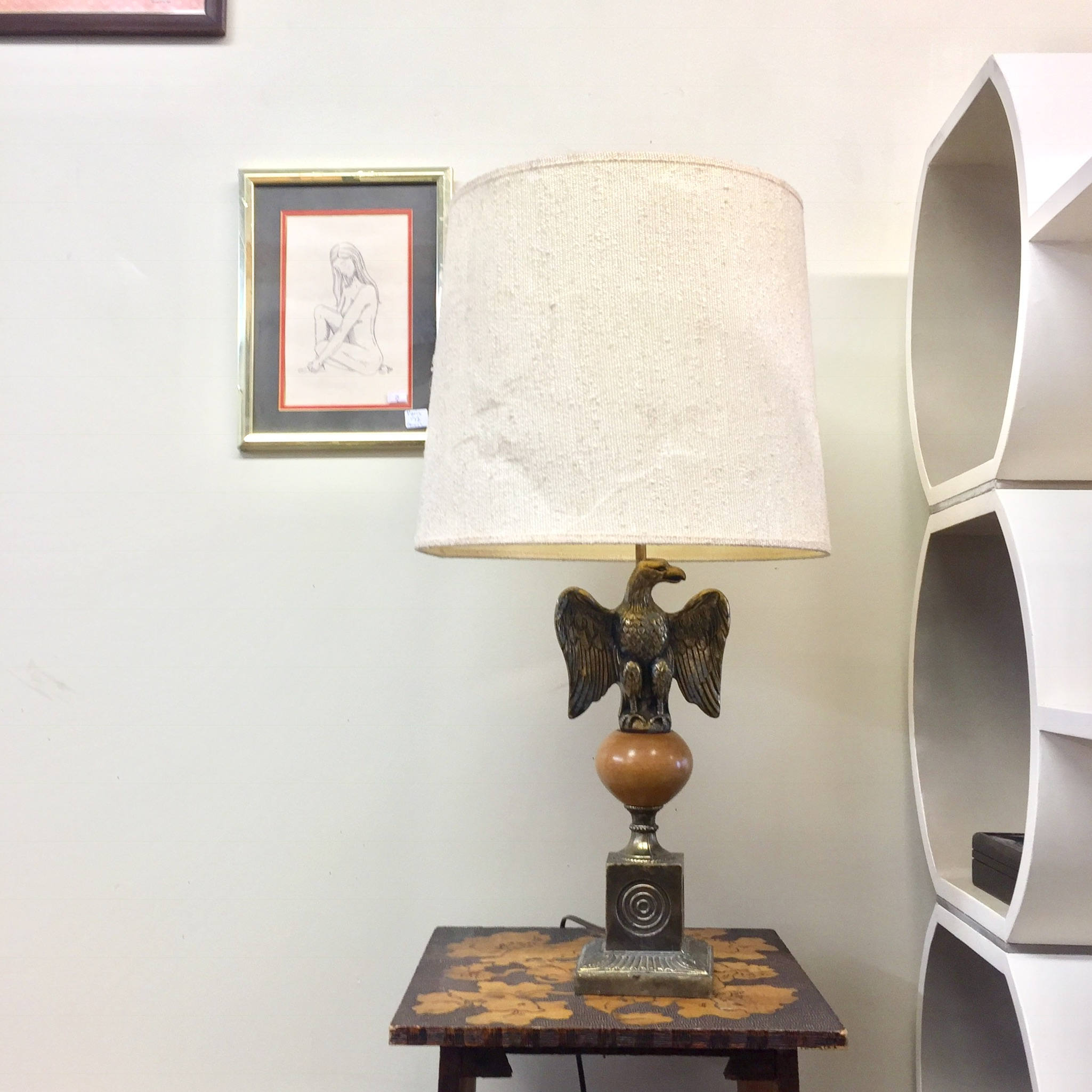 Vintage Eagle Lamp 