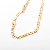 14K Gold Vintage Figaro Chain