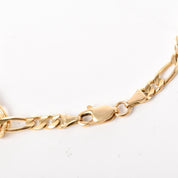 14K Gold Vintage Figaro Chain