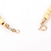 White Onyx Beaded Bracelet with 14K Gold Beads and Pink Freshwater Pearls